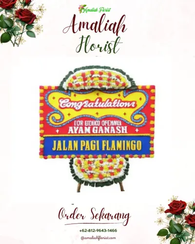 Bunga Papan Congratulation di Baktiseraga